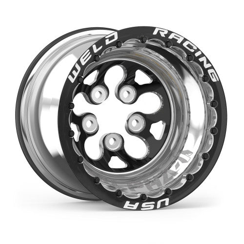 Weld - Blk DBL MT 15x10in Blk Alpha-1 5x4.75in BP 5in BS