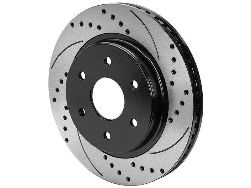 Wilwood 6x5.315 SRP Drilled and Slotted Performance Rotor & Hat L/H - Black Wilwood