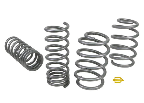 Whiteline Lowering Spring Kit WSK-SUB009 for 2022-2024 Subaru WRX showcasing performance-focused design with progressive spring rates and corrosion-resistant finish.