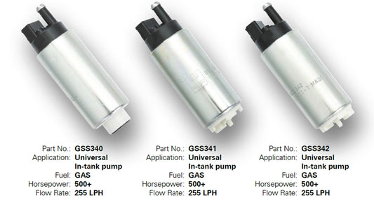 Walbro 340lph Inline Fuel Pump & Setup Kit