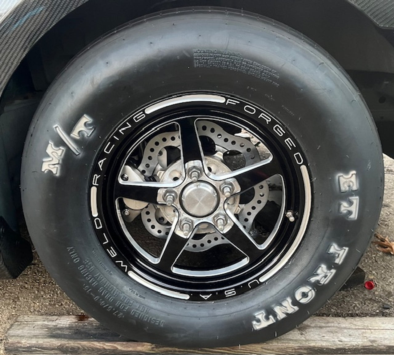 Weld Magnum 1-Piece 17x3.5 / 5x4.5 BP / 2.25in. BS Black Wheel - Non-Beadlock