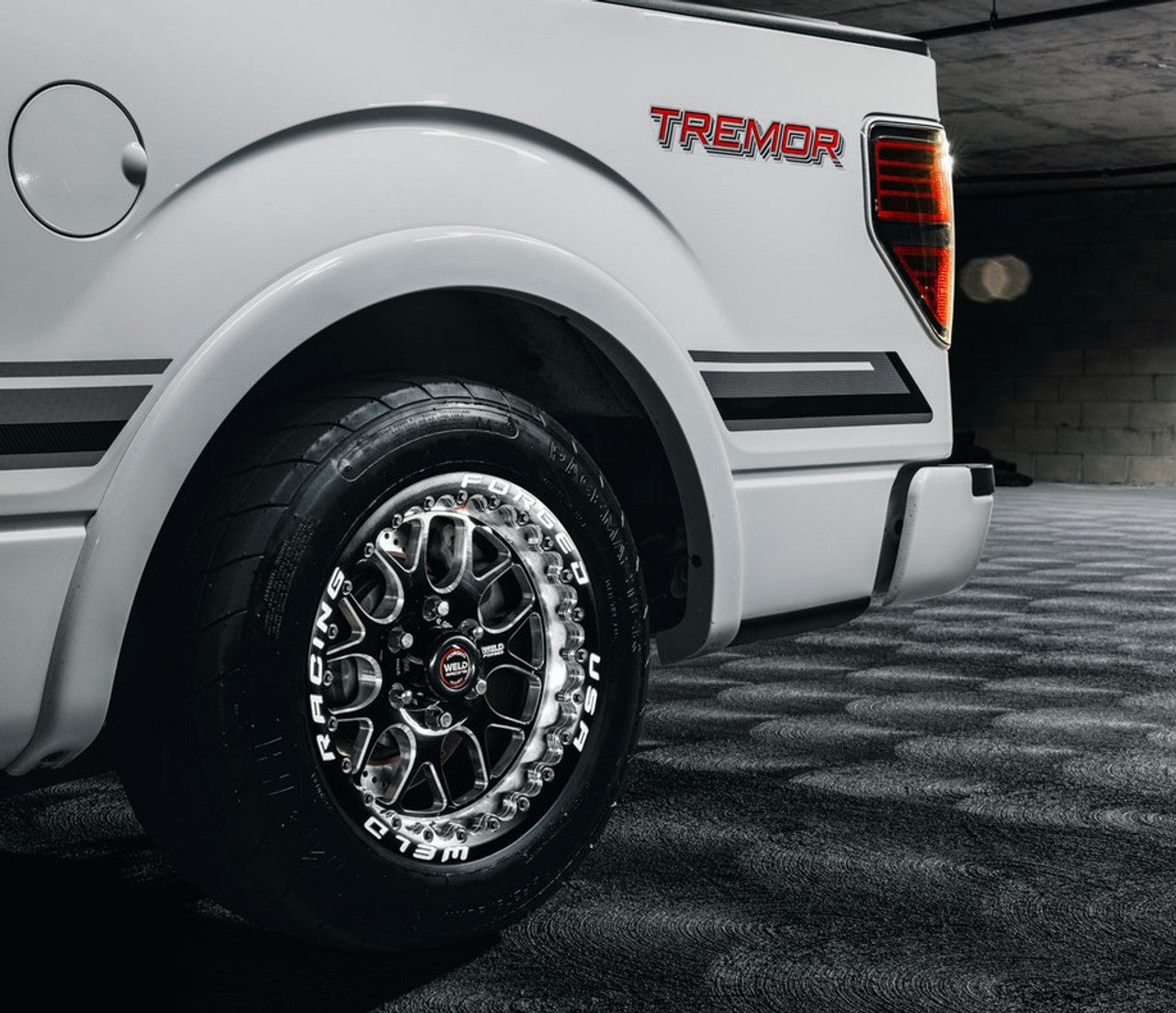 Weld S77 17x9.5 / 6x135 BP / 6.2in BS Polish Wheel (LowPad) - Beadlock