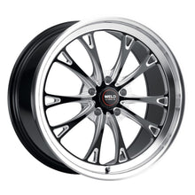 Load image into Gallery viewer, WELD Belmont Drag Wheel with Milled Spokes 18x8 - 5x120 BC+15 Offset - Gloss Black