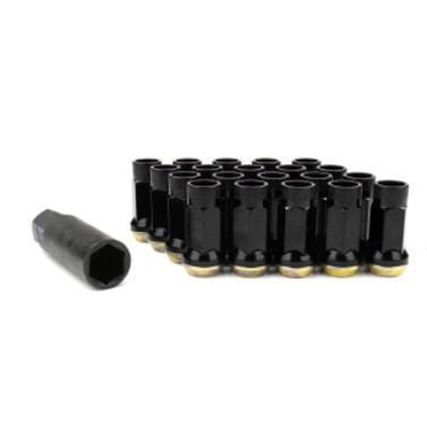 Wheel Mate Muteki Open End Lug Nuts - Gun Metal - 12x1.25 - 45mm