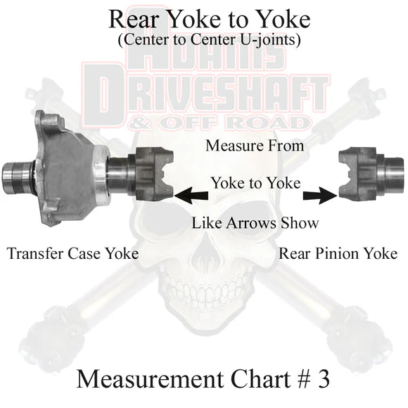 Adams Driveshaft Rear 1310 CV Driveshaft | Jeep Cherokee XJ | Extreme Duty Series