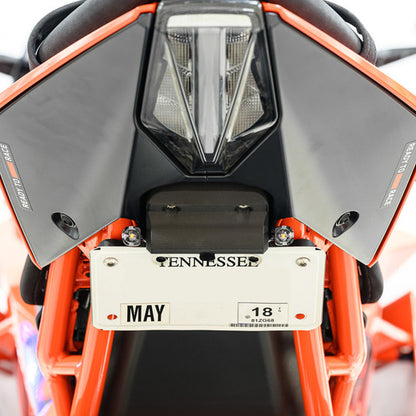 XK Glow Mini Red Turn Signal Black x2