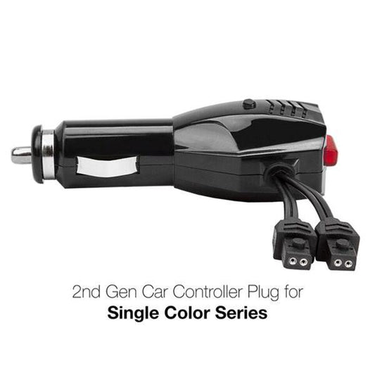 XKGlow 2nd Gen 12V Control Plug with 3 mode button Single Color Series - Part XK041002-PLUG