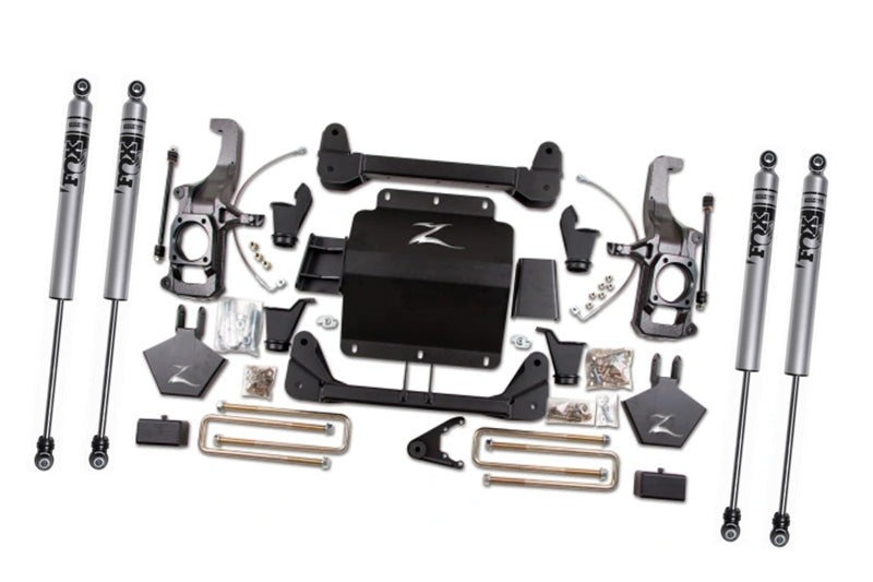Zone Offroad 11-19 GM HD 5in System w/ Overload Fox