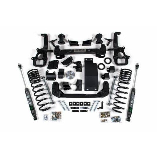 Zone Offroad 2025 Ram 1500 4WD 4-Inch Front 3-Inch Rear Susp. Lift System - Large Bore - Nitro Rear Shocks - ZOND152N