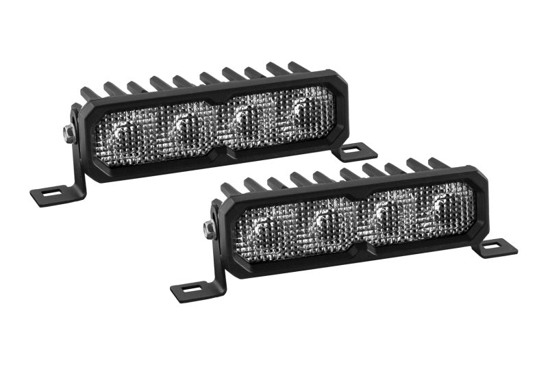 Diode Dynamics SS6 Pro White Flood Standard ABL (pair) 6000K