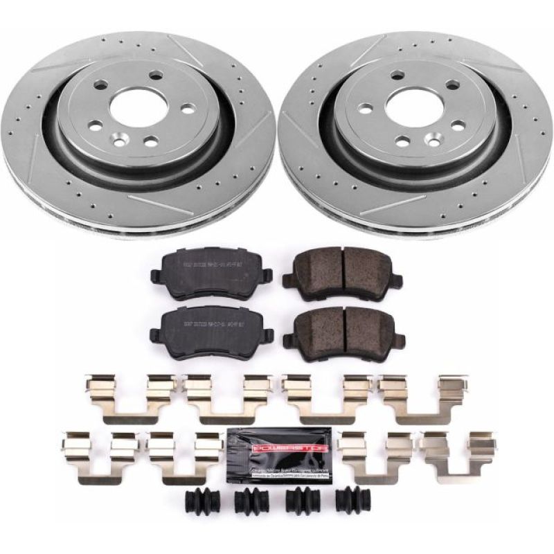 Power Stop 11-18 Volvo S60 Rear Z23 Evolution Sport Brake Kit PowerStop