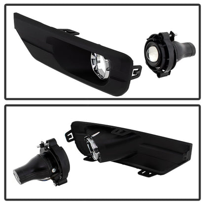 Spyder GMC Acadia 2013-2015 OEM Fog Light W/Universal Switch- Clear FL-GAC2013-C SPYDER