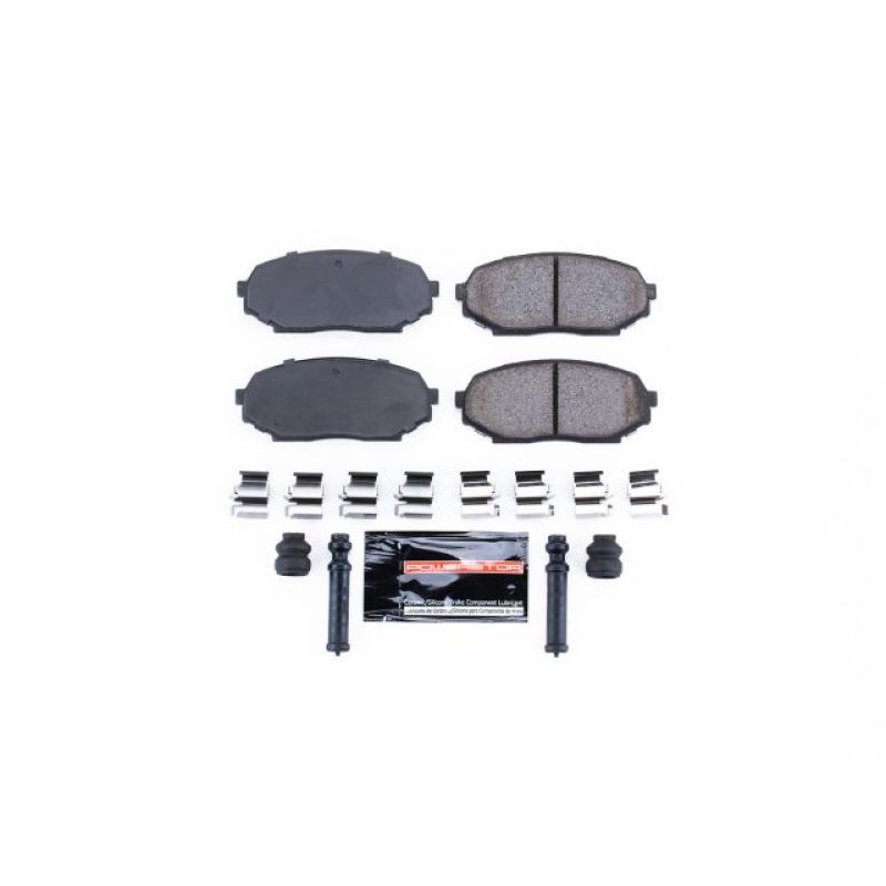 Power Stop 90-93 Geo Storm Front Z23 Evolution Sport Brake Pads w/Hardware PowerStop