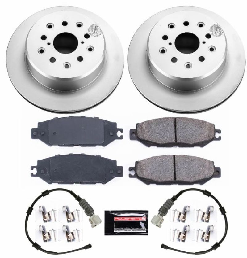 Power Stop 93-94 Lexus LS400 Rear Z17 Evolution Geomet Coated Brake Kit PowerStop