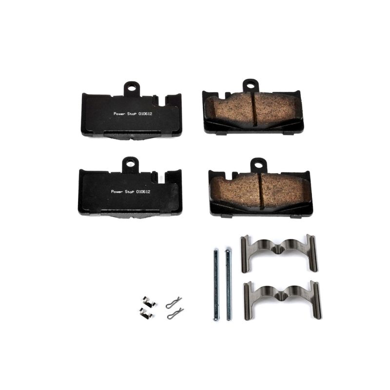 Power Stop 01-06 Lexus LS430 Rear Z17 Evolution Ceramic Brake Pads w/Hardware PowerStop