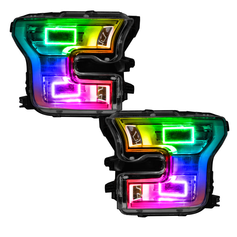 Oracle Ford F-150 15-17 Projector Headlight Halo Kit - ColorSHIFT