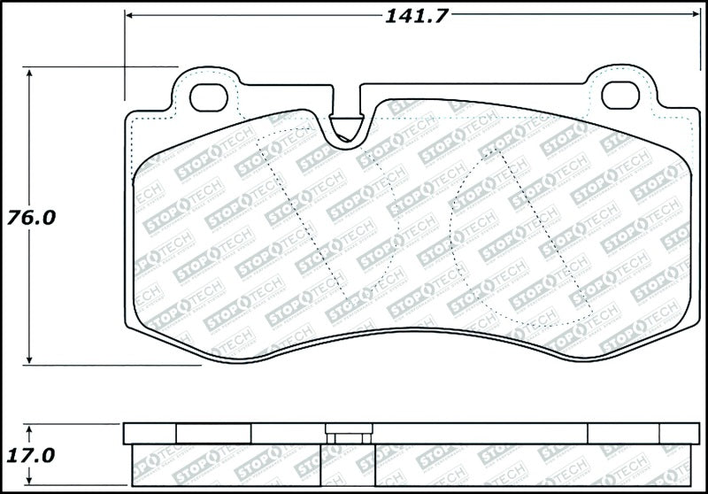 StopTech Street Disc Brake Pads - 305.12230 Stoptech