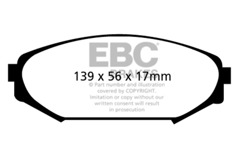 EBC YellowStuff Front Brake Pads - DP41311R