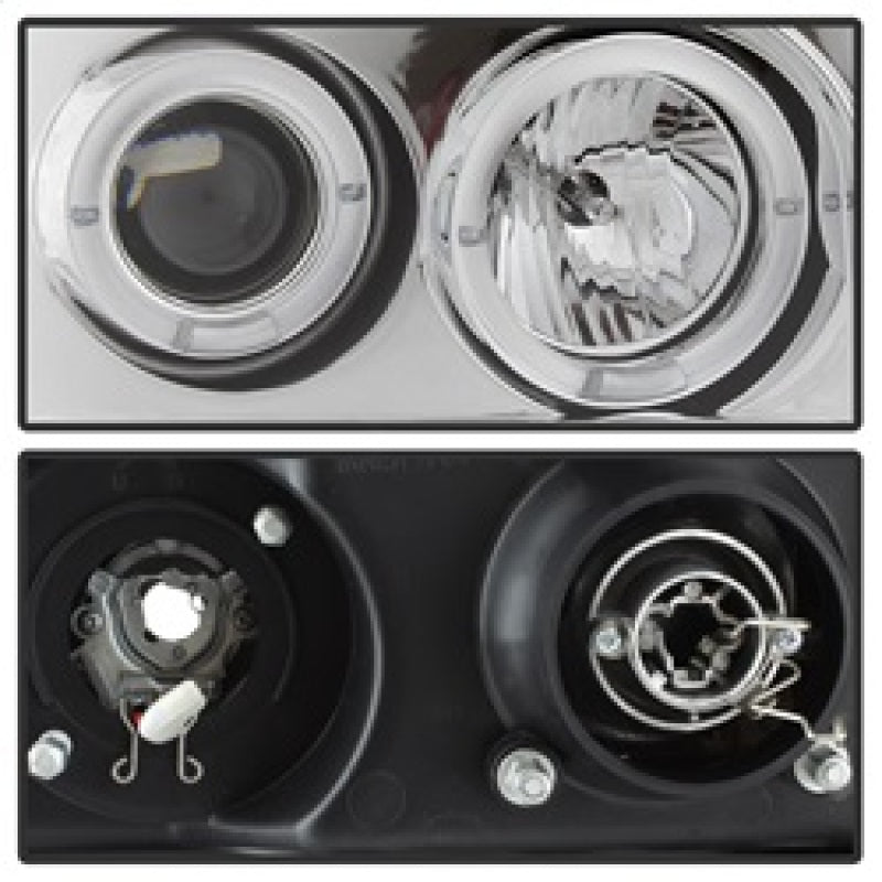 Spyder GMC Sierra 1500/2500/3500 07-13 Projector Headlights LED Halo- LED Chrome PRO-YD-GS07-HL-C SPYDER