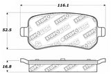 StopTech Street Disc Brake Pads - 305.10210