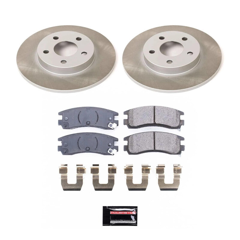 Power Stop 04-05 Pontiac Bonneville Rear Semi-Coated Rotor Kit PowerStop