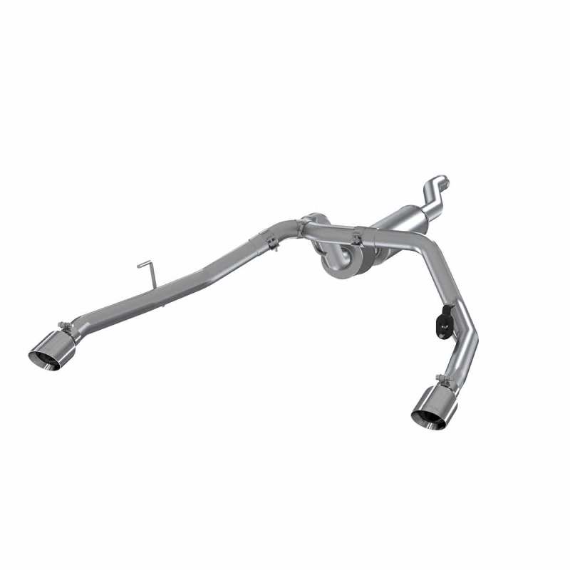 MBRP 2020 Jeep Gladiator 3.6L 2.5in Dual Rear Exit Cat Back Exhaust 304 MBRP