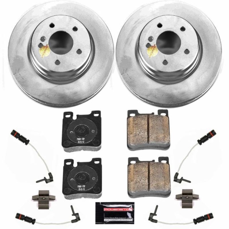 Power Stop 98-00 Mercedes-Benz C43 AMG Rear Z23 Evolution Sport Coated Brake Kit PowerStop