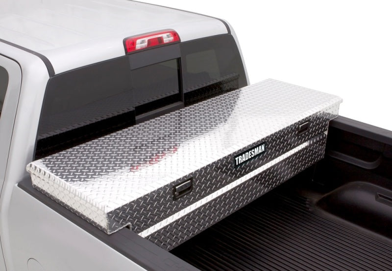Tradesman Aluminum Single Lid Cross Bed Truck Tool Box (63in.) - Brite Tradesman