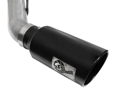 afe Large Bore-HD DPF-Back Exhaust System Ford Diesel Trucks 11-14 V8-6.7L (td)