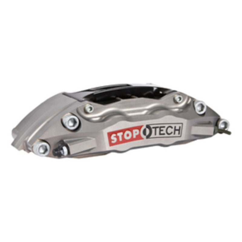 StopTech BBK 08+ BMW 135i Rear 345x28 Trophy Anodized ST-40 Calipers Slotted Rotors Pads & SS Lines Stoptech