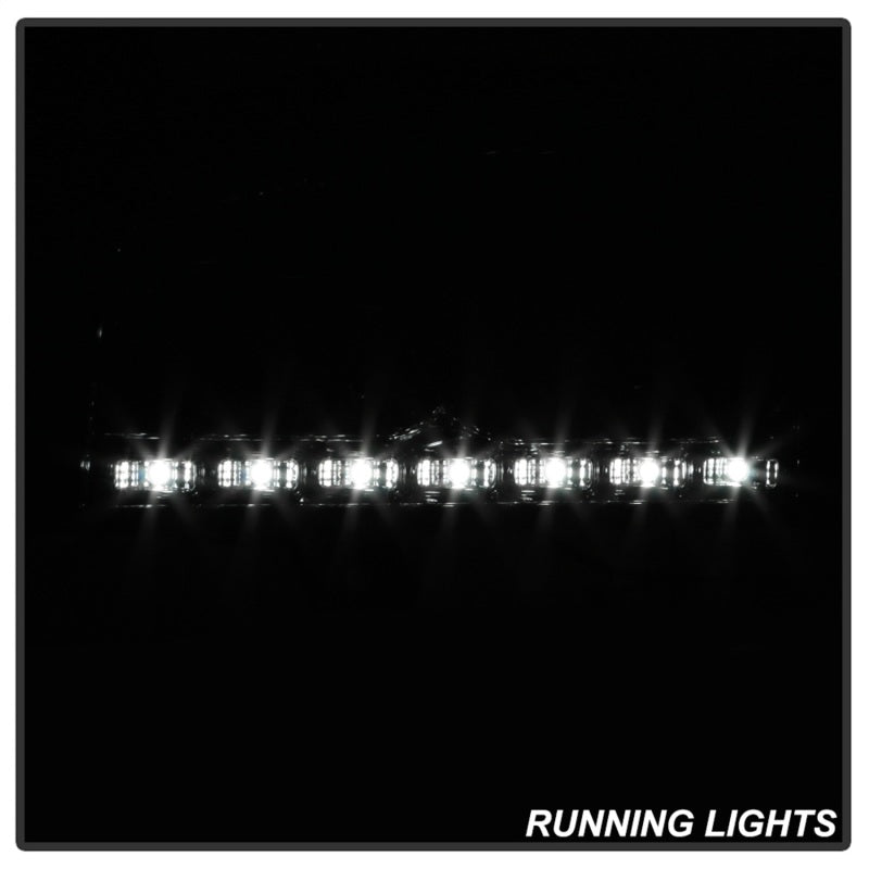 Xtune Dodge Charger 06-10 1Pc LED Crystal Headlights Chrome HD-ON-DCH05-1PC-LED-C SPYDER