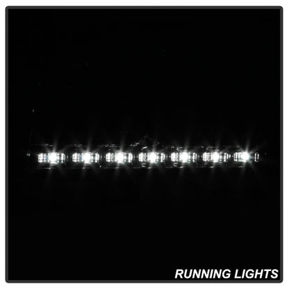 Xtune Dodge Charger 06-10 1Pc LED Crystal Headlights Chrome HD-ON-DCH05-1PC-LED-C SPYDER