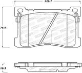 StopTech Premium Ceramic Front Brake Pads - 308.15760