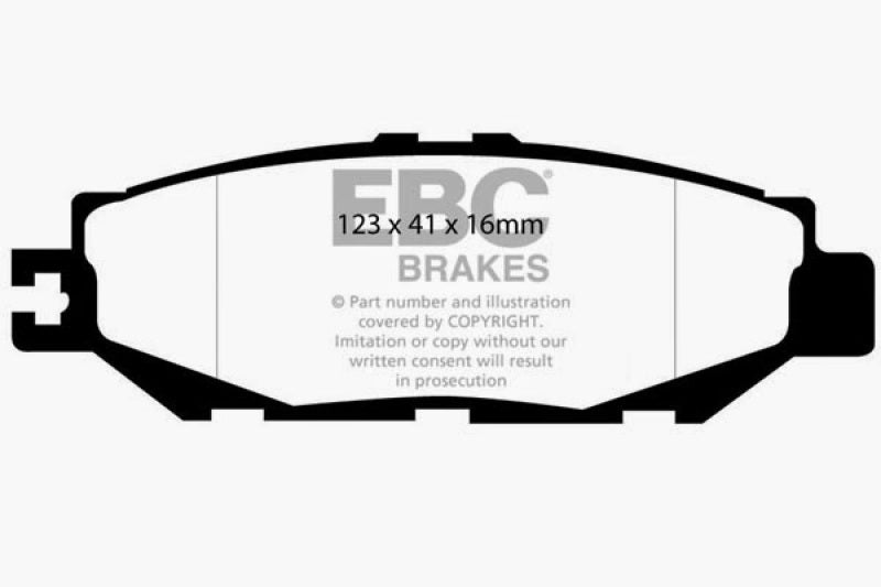 EBC GreenStuff Rear Brake Pads - DP21008 EBC