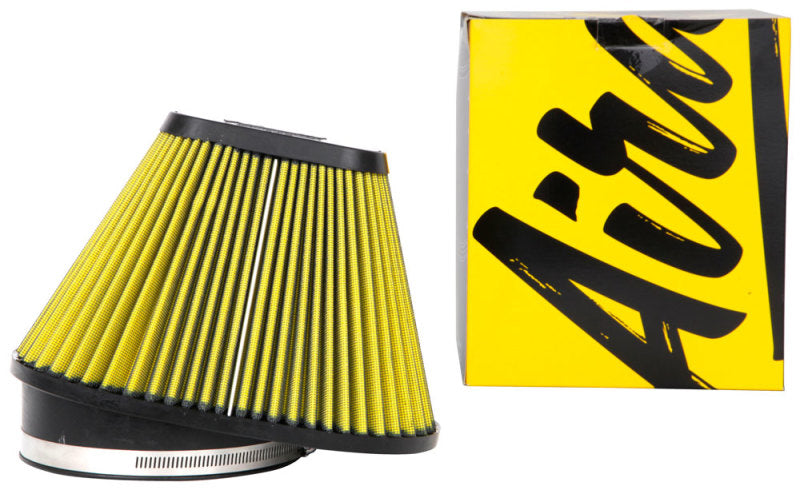 Airaid Universal Air Filter - Cone 6in F x 10-1/4x7-5/16in B x 5-5/8x2-5/8in T x 6-1/2in H-Synthamax