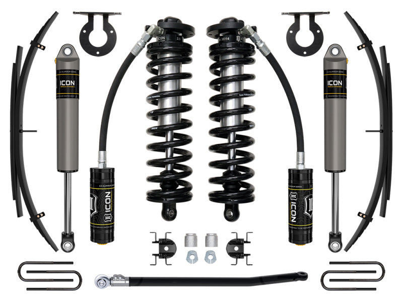 ICON 11-16 Ford F250/F350 2.5-3in Stage 2 Coilover Conversion System w/ Expansion Packs