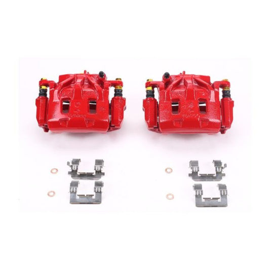 Power Stop 06-07 Subaru B9 Tribeca Front Red Calipers w/Brackets - Pair PowerStop