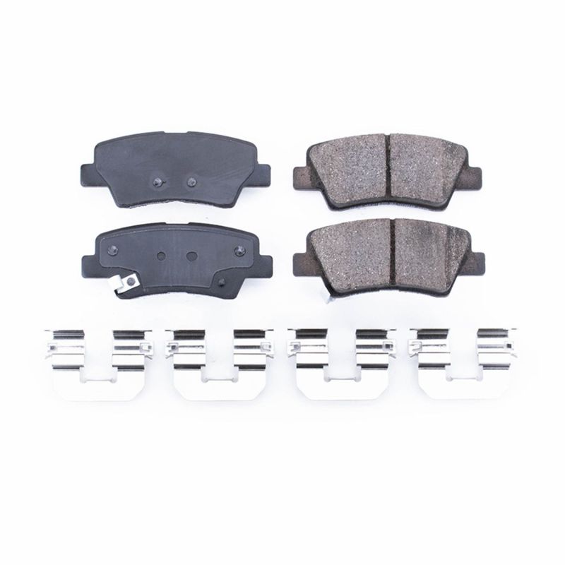 Power Stop 16-19 Hyundai Tucson Rear Z17 Evolution Ceramic Brake Pads w/Hardware PowerStop