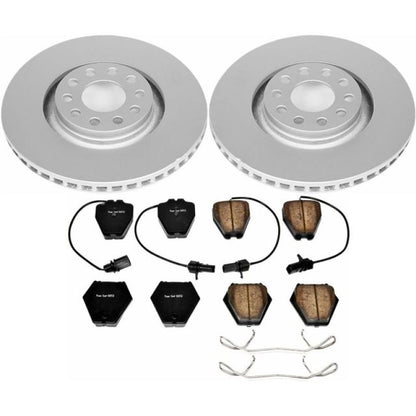 Power Stop 00-01 Audi A6 Quattro Front Z23 Evolution Sport Coated Brake Kit PowerStop