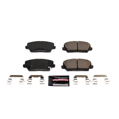 Power Stop 16-17 Hyundai Veloster Front Z23 Evolution Sport Brake Pads w/Hardware PowerStop