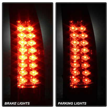 Spyder Chevy C/K Series 1500 88-98/Blazer 92-94 LED Tail Lights Red Clear ALT-YD-CCK88-LED-RC SPYDER