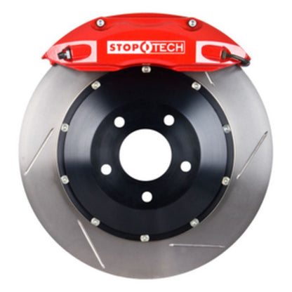 StopTech BBK 95-99 BMW M3 (E36) / 98-02 MZ3 Coupe/Roadster Front 4 Piston 332x32 Red Slotted Rotors Stoptech