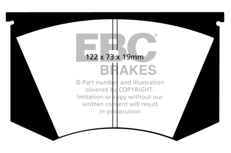 EBC YellowStuff Front Brake Pads - DP4223R