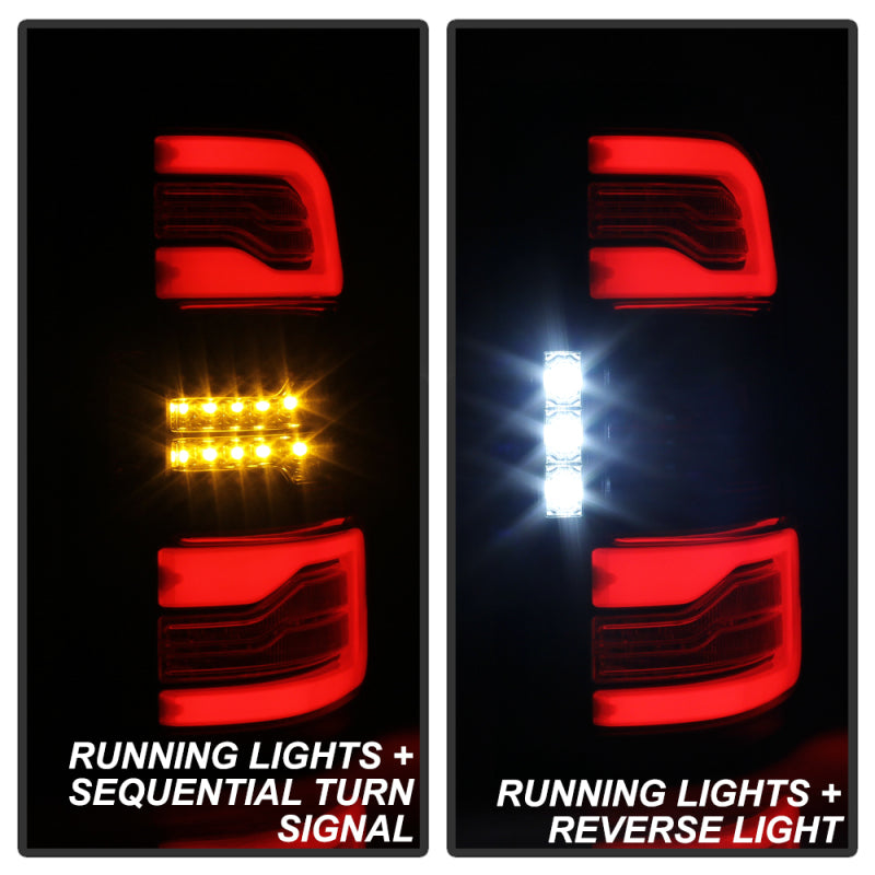Spyder Dodge Ram 19-20 LED Tail Light Chrome ALT-YD-DR19HAL-SEQ-C SPYDER