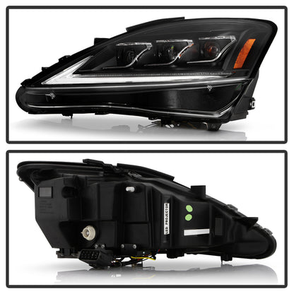 Spyder Lexus IS 250/350 06-10 Halogen Model Only High-Power LED Headlights - Black PRO-YD-LIS06AP-BK SPYDER