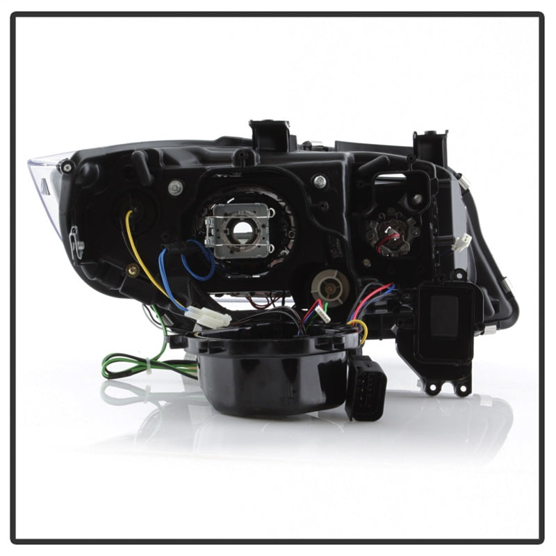 Spyder BMW E90 3-Series 06-08 4DR V2 Headlights - HID Only - Black PRO-YD-BMWE9005V2-HID-DRL-BK SPYDER