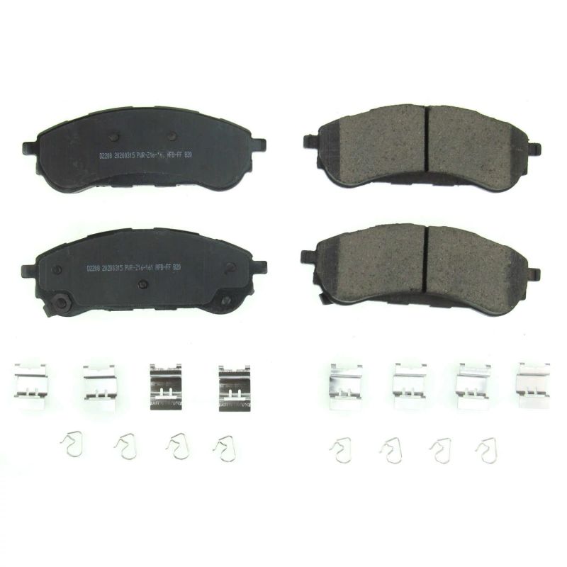 Power Stop 2019 Ford Ranger Rear Z17 Evolution Ceramic Brake Pads w/Hardware PowerStop