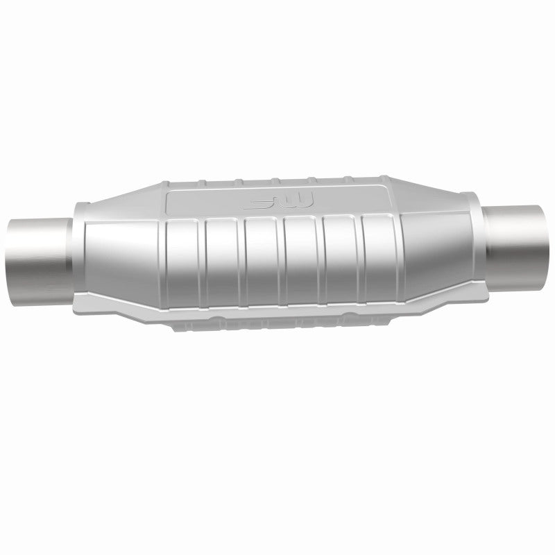 MagnaFlow Conv Universal 2.25in Inlet/Outlet Center/Center Oval Magnaflow