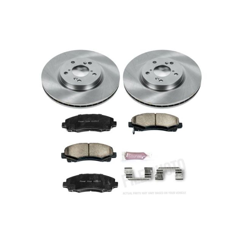 Power Stop 12-14 Honda Ridgeline Front Autospecialty Brake Kit PowerStop