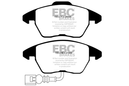 EBC YellowStuff Front Brake Pads - DP41945R EBC